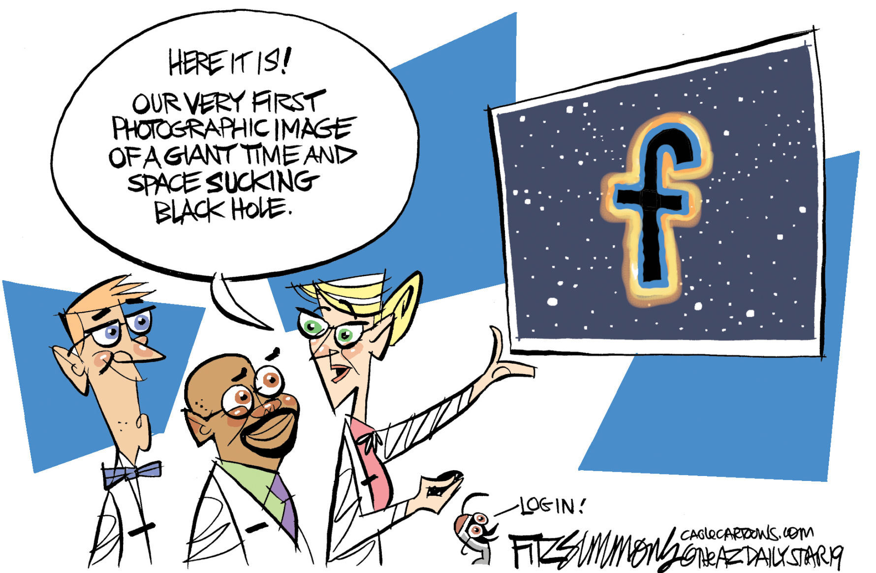 Daily Fitz Cartoon: Spaced out